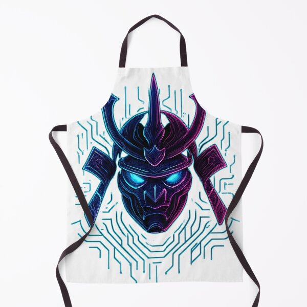 Item preview, Techno Cyber Samurai – Futuristic Neon Warrior Design with Tech Energy designed and sold by EnergyPixel.