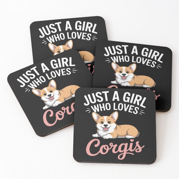Item preview, Just A Girl Who Loves Corgis - Welsh Corgi Owner Dog Lover designed and sold by ChristopherMil6.