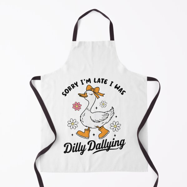 Item preview, Funny Classic Sorry Late Vintage Dilly I I'm Dallying Was Retro Saying designed and sold by PEDDAKAPRADEEP.
