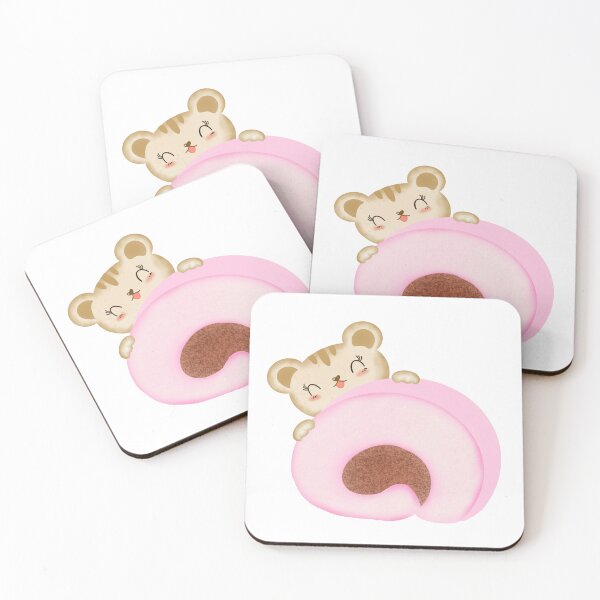 Item preview, Happy Hamster and Choco Berry Roll designed and sold by Preeyanc.