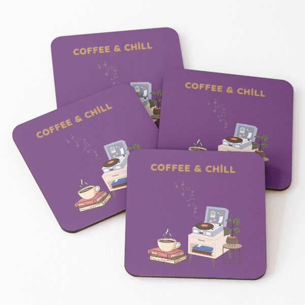 Item preview, Coffee & Chill — Cozy Lo-Fi Coffee Vibes designed and sold by FLOOVOStudio.