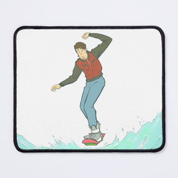 Item preview, Marty McFly Hoverboard – Funny Back to the Future Illustration designed and sold by The A-Press.