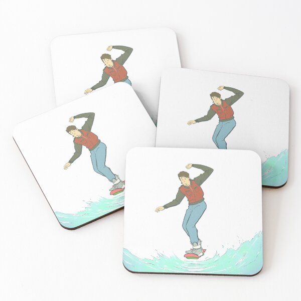 Item preview, Marty McFly Hoverboard – Funny Back to the Future Illustration designed and sold by The A-Press.