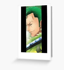 Zoro One Piece Greeting Card