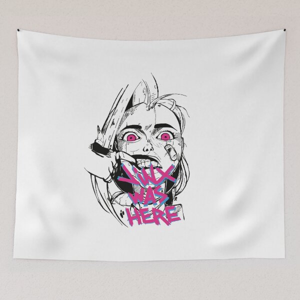 Item preview, Jinx Was Here - League of Legends designed and sold by alisntpe.