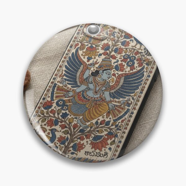 Item preview, Traditional kalamkari design work phone case  designed and sold by jiggi shop .
