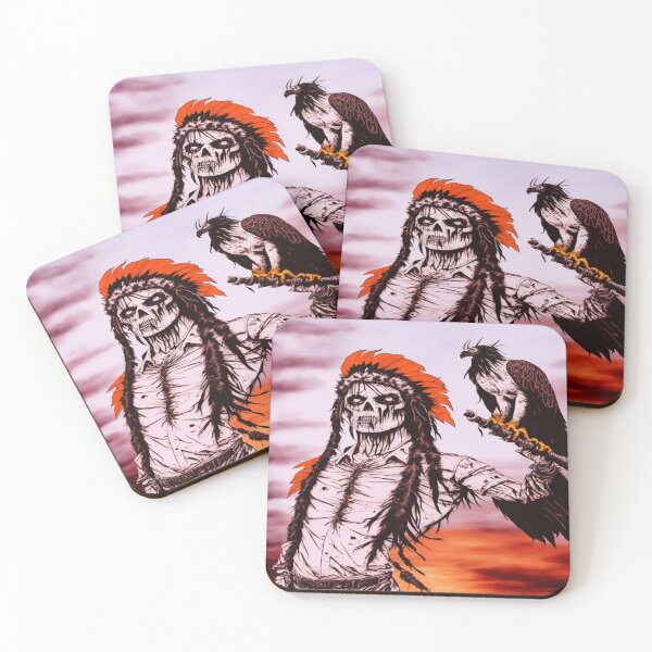 Item preview, Zombie Indian Chief – A humorous interpretation of the Wild West designed and sold by Marcel1966.