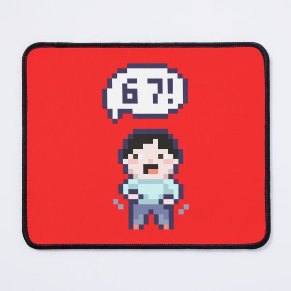 Item preview, 6 7 sixseven Pixel Art Kid - Version 3 designed and sold by HeatherUnderground.