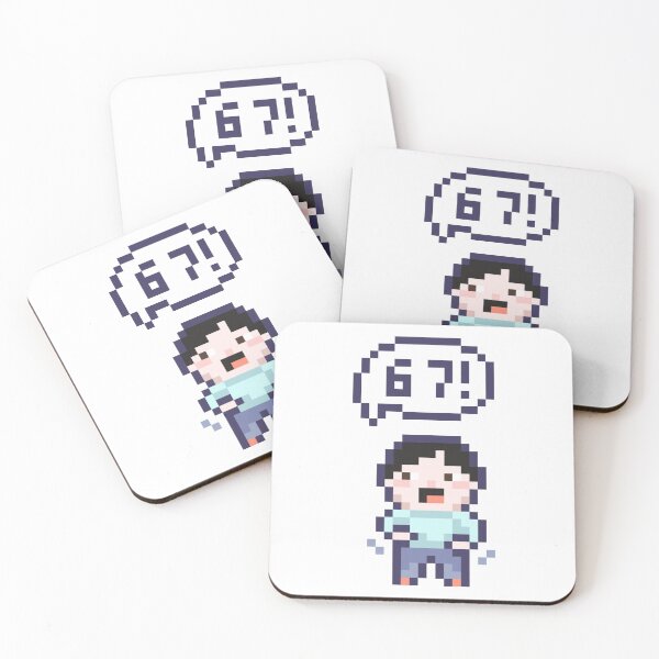 Item preview, 6 7 sixseven Pixel Art Kid - Version 3 designed and sold by HeatherUnderground.