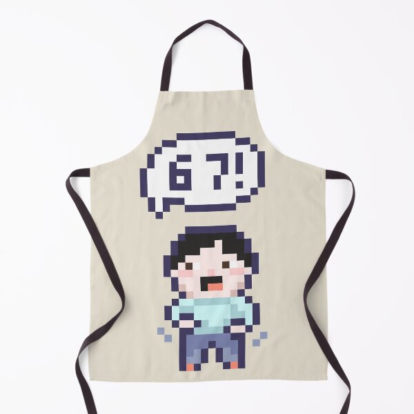 Item preview, 6 7 sixseven Pixel Art Kid - Version 3 designed and sold by HeatherUnderground.
