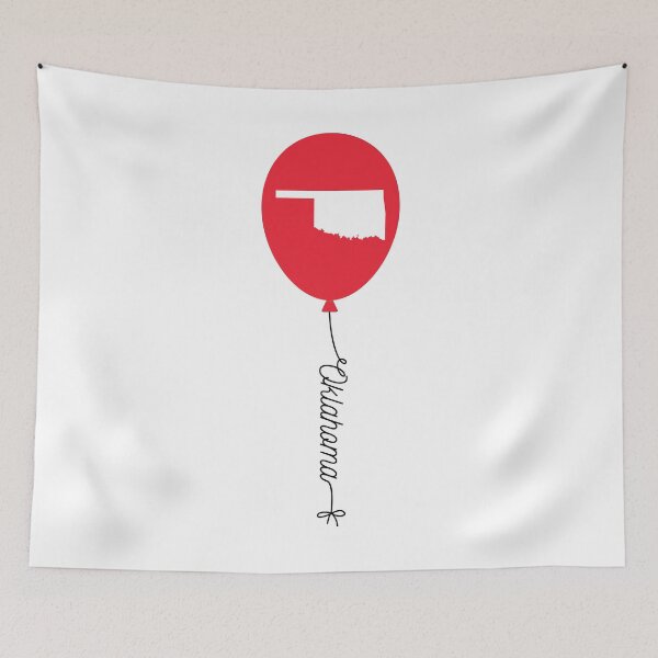 Artikelvorschau, Oklahoma Staatsballon entworfen und verkauft von InspiredQuotes.