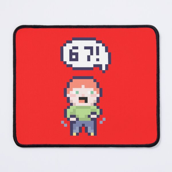 Item preview, 6 7 sixseven Pixel Art Kid - Version 4 designed and sold by HeatherUnderground.