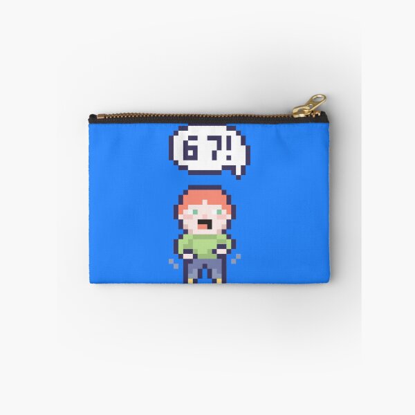 Item preview, 6 7 sixseven Pixel Art Kid - Version 4 designed and sold by HeatherUnderground.