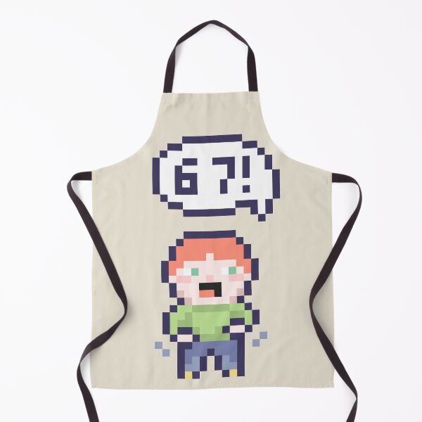 Item preview, 6 7 sixseven Pixel Art Kid - Version 4 designed and sold by HeatherUnderground.