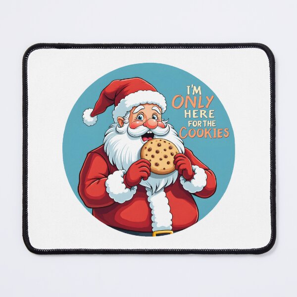 Item preview, Santa claus eating a cookie designed and sold by BDLdesigns.