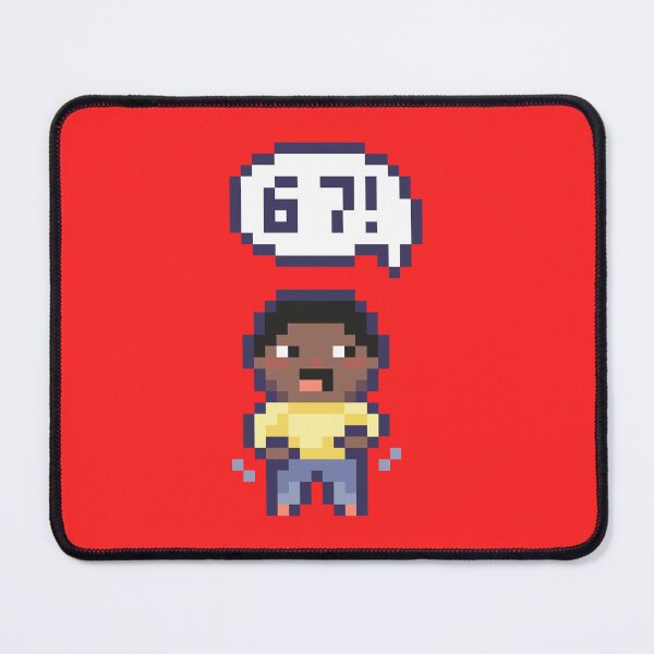 Item preview, 6 7 sixseven Pixel Art Kid - Version 2 designed and sold by HeatherUnderground.