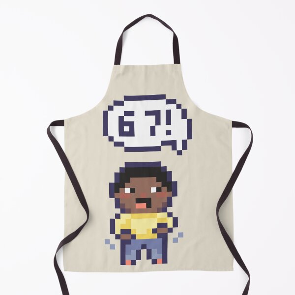 Item preview, 6 7 sixseven Pixel Art Kid - Version 2 designed and sold by HeatherUnderground.