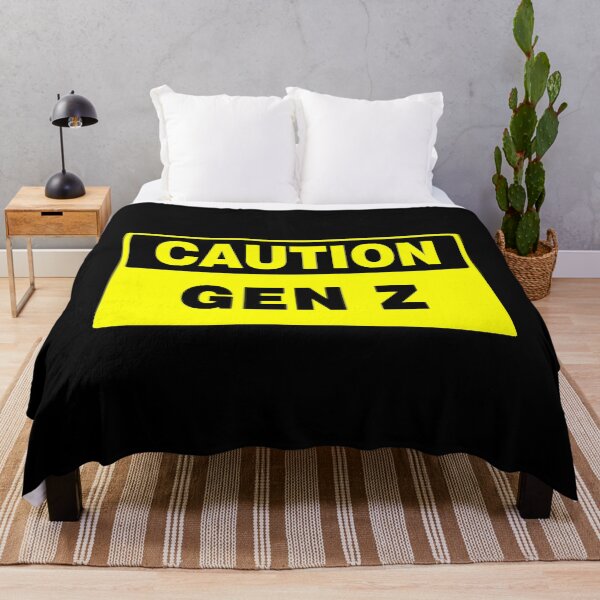 Item preview, Caution GEN Z Yellow Sign, Novelty Sign, Humorous designed and sold by AASparksDesigns.