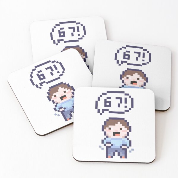 Item preview, 6 7 sixseven Pixel Art Kid - Version 1 designed and sold by HeatherUnderground.