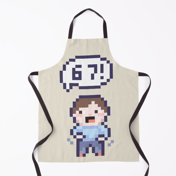 Item preview, 6 7 sixseven Pixel Art Kid - Version 1 designed and sold by HeatherUnderground.