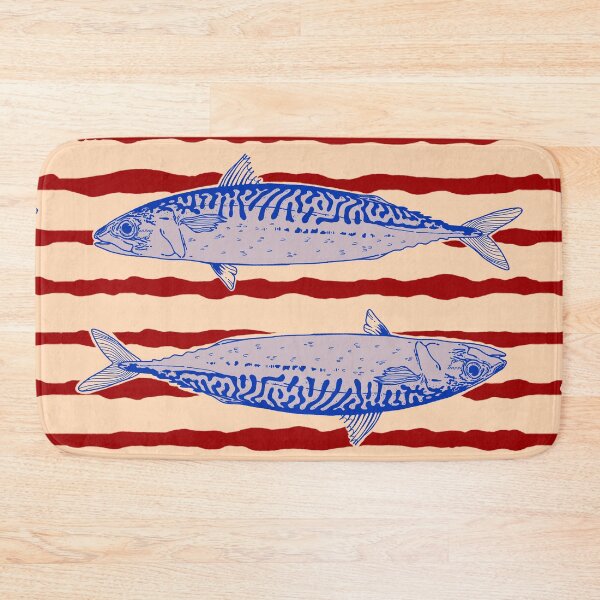 Item preview, Mackerel Fish Pattern designed and sold by Higher Light.
