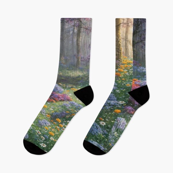 Item preview, Flowery path through the woods – Springtime serenity designed and sold by Marcel1966.