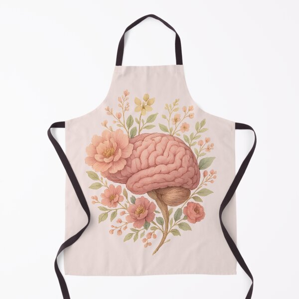 Item preview, Floral Brain - Botanical Vintage Mind Art Design designed and sold by PureBrain.