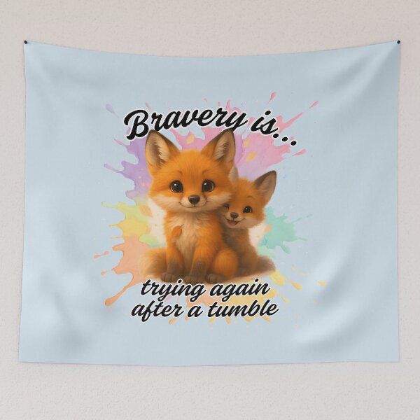 Item preview, Bravery Is Trying Again designed and sold by Waratah and Wood.