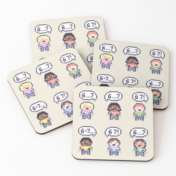 Item preview, 6 7 - sixseven - 67  Meme Pixel Art Kids designed and sold by HeatherUnderground.