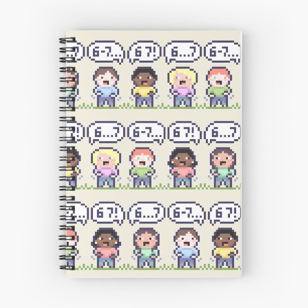 Item preview, 6 7 - sixseven - 67  Meme Pixel Art Kids designed and sold by HeatherUnderground.