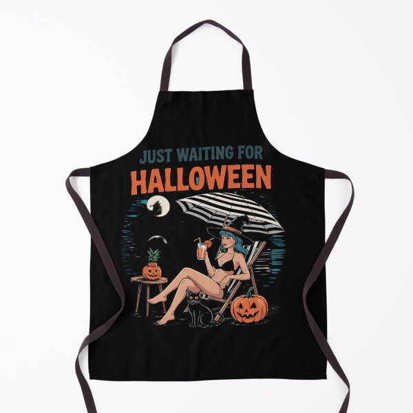 Item preview, Just Waiting for Halloween Summerween Beach Witch Summer  designed and sold by KonstanKoraner.