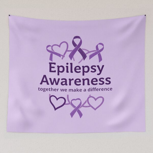 Item preview, Epilepsy Awareness Ribbon — Together We Make a Difference designed and sold by PureBrain.