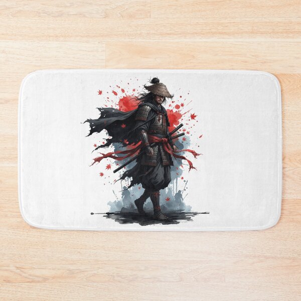 Item preview, Watercolor-Style Hardcore Samurai designed and sold by NAIRVANA.