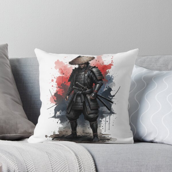 Item preview, Watercolor-Style Hardcore Samurai designed and sold by NAIRVANA.