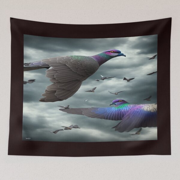 Item preview, Travel – Carrier Pigeons in the Sky designed and sold by Marcel1966.