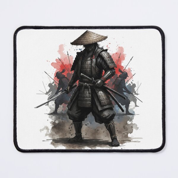 Item preview, Watercolor-Style Hardcore Samurai designed and sold by NAIRVANA.
