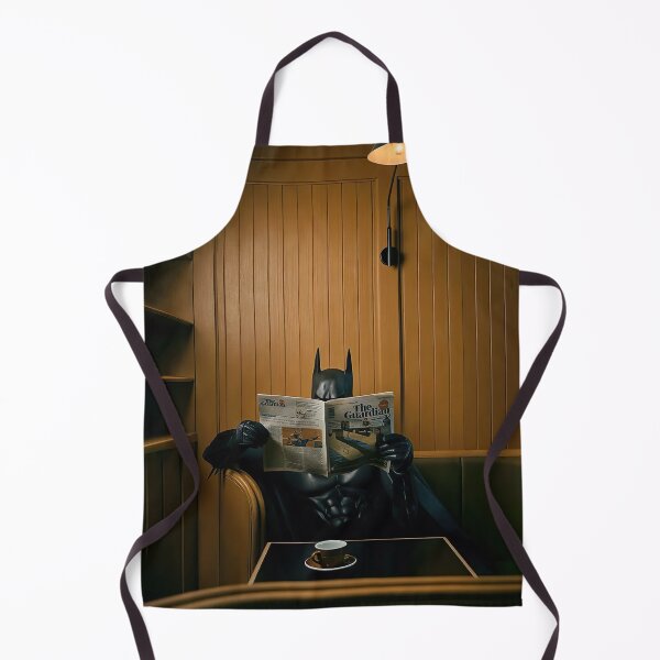 Item preview, The Dark Hero Unwound – Bat Superhero at the Bar Art designed and sold by ArtsyGlaze.
