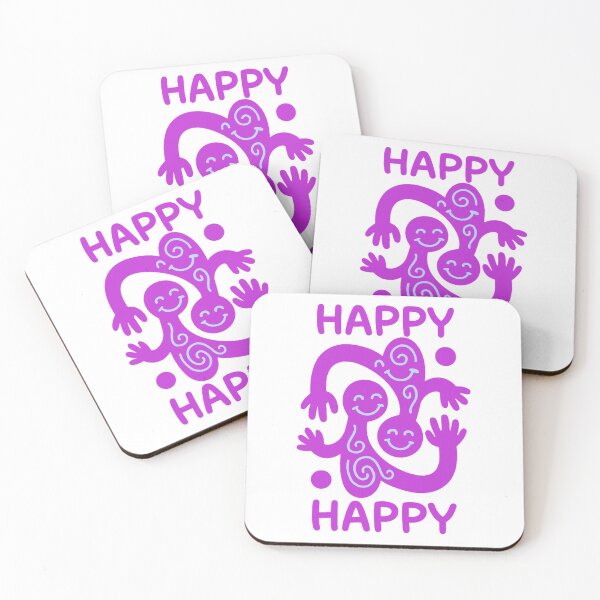 Item preview, Happy Purple Figures designed and sold by ZenMarket22X.