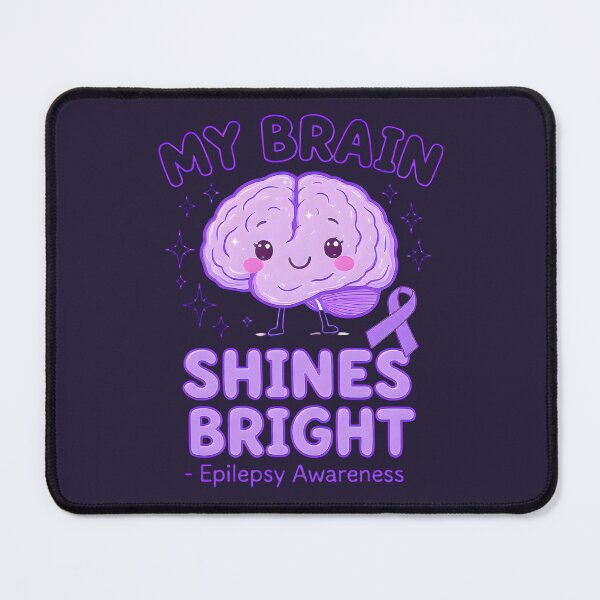 Item preview, My Brain Shines Bright — Cute Epilepsy Awareness Design designed and sold by PureBrain.