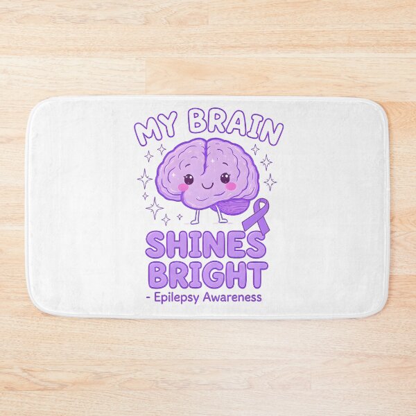 Item preview, My Brain Shines Bright — Cute Epilepsy Awareness Design designed and sold by PureBrain.