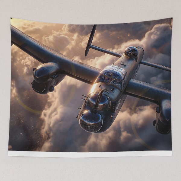 Item preview, The Mighty Lancaster  at Sunrise  Battle of Britain Memorial Flight designed and sold by Skyframe Aviation.