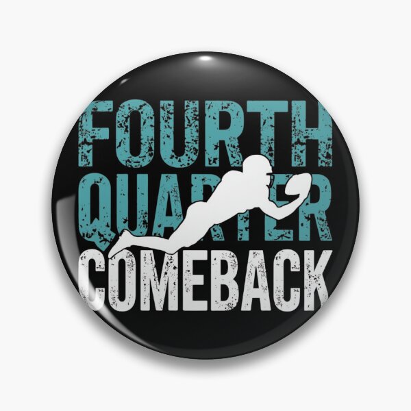 Item preview, Fourth Quarter Comeback – Modern American Football Player Silhouette designed and sold by WearTheArtx.