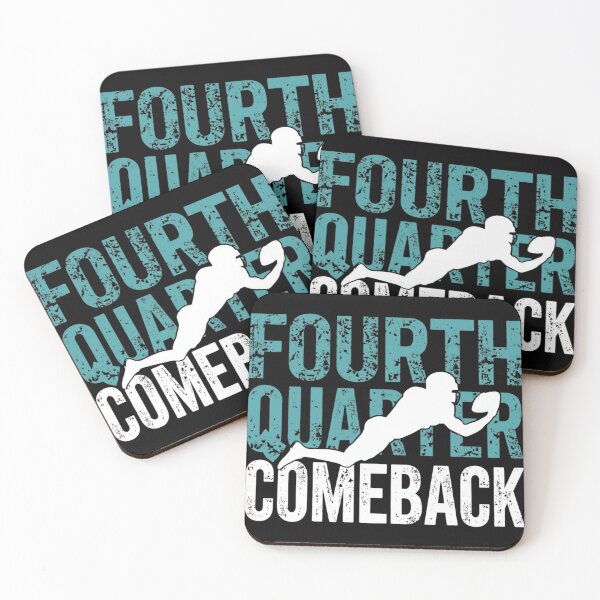 Item preview, Fourth Quarter Comeback – Modern American Football Player Silhouette designed and sold by WearTheArtx.