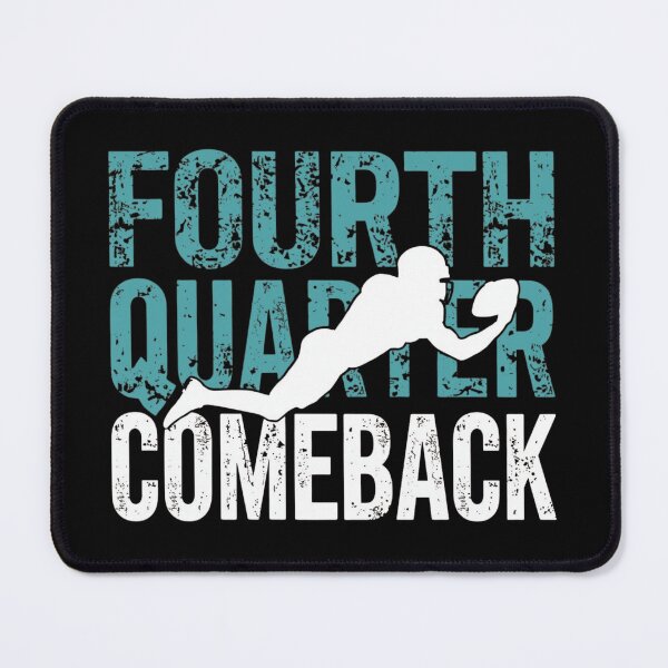 Item preview, Fourth Quarter Comeback – Modern American Football Player Silhouette designed and sold by WearTheArtx.