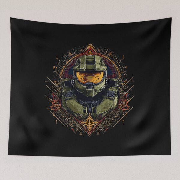 Item preview, Halo Spartan Golden Visor Portrait designed and sold by lamisukeyum.