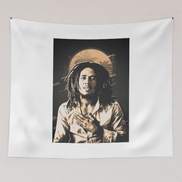 Item preview, Reggae Bob Marley Retro Art designed and sold by SiksisArt.