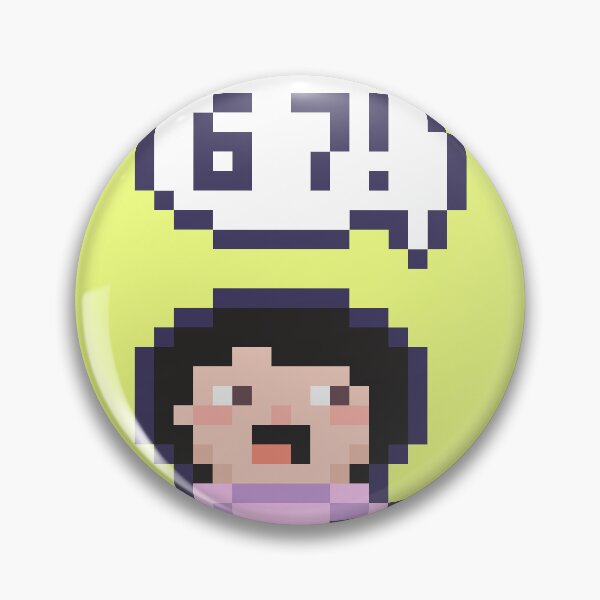 Item preview, 6 7 sixseven Pixel Art Kid - Version 8 designed and sold by HeatherUnderground.