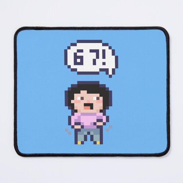 Item preview, 6 7 sixseven Pixel Art Kid - Version 8 designed and sold by HeatherUnderground.