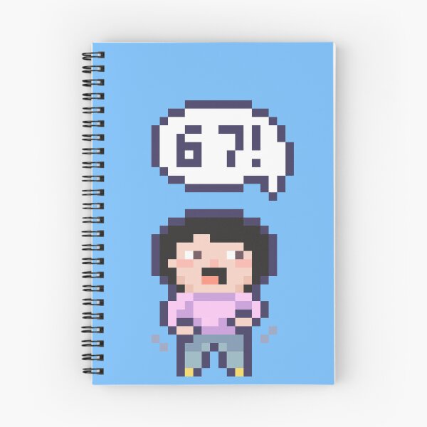 Item preview, 6 7 sixseven Pixel Art Kid - Version 8 designed and sold by HeatherUnderground.