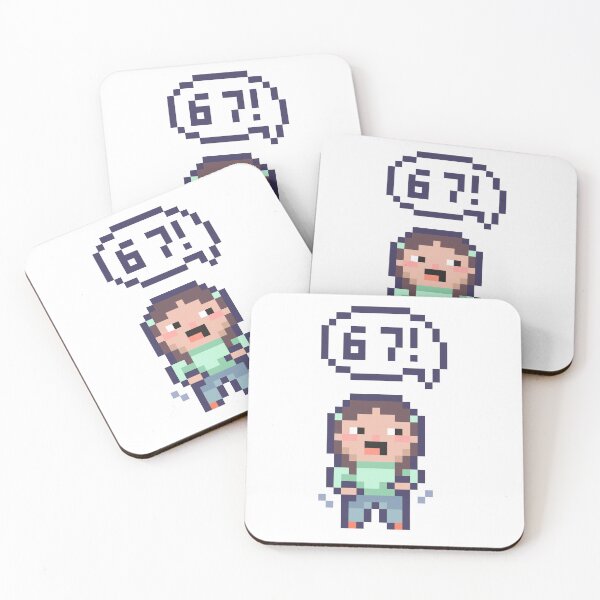Item preview, 6 7 sixseven Pixel Art Kid - Version 7 designed and sold by HeatherUnderground.